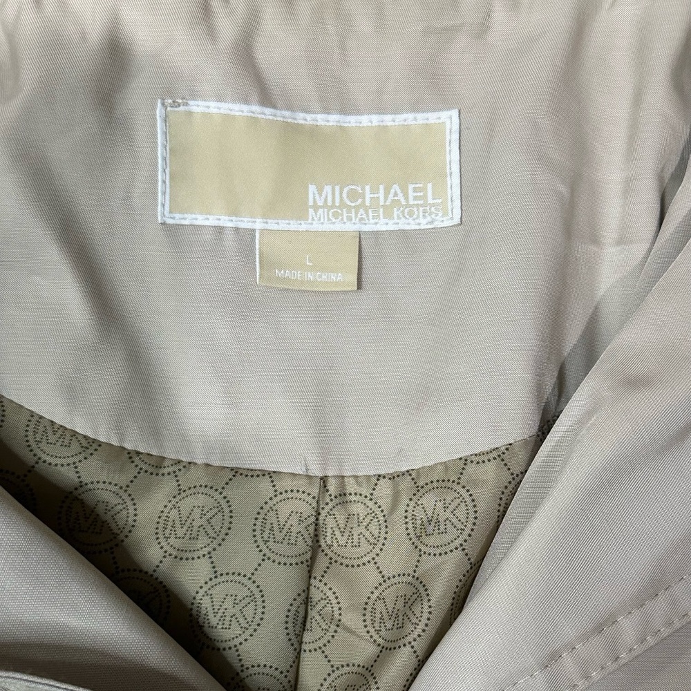 •Sold• Michael Kors Hooded Single Button Belted Trench Coat - Picture 7 of 13